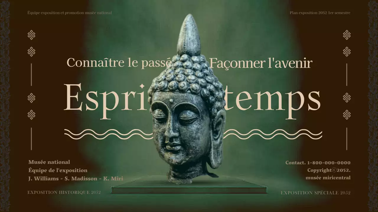 Programme d'exposition du musée Brown tone pour le premier semestre de l'année