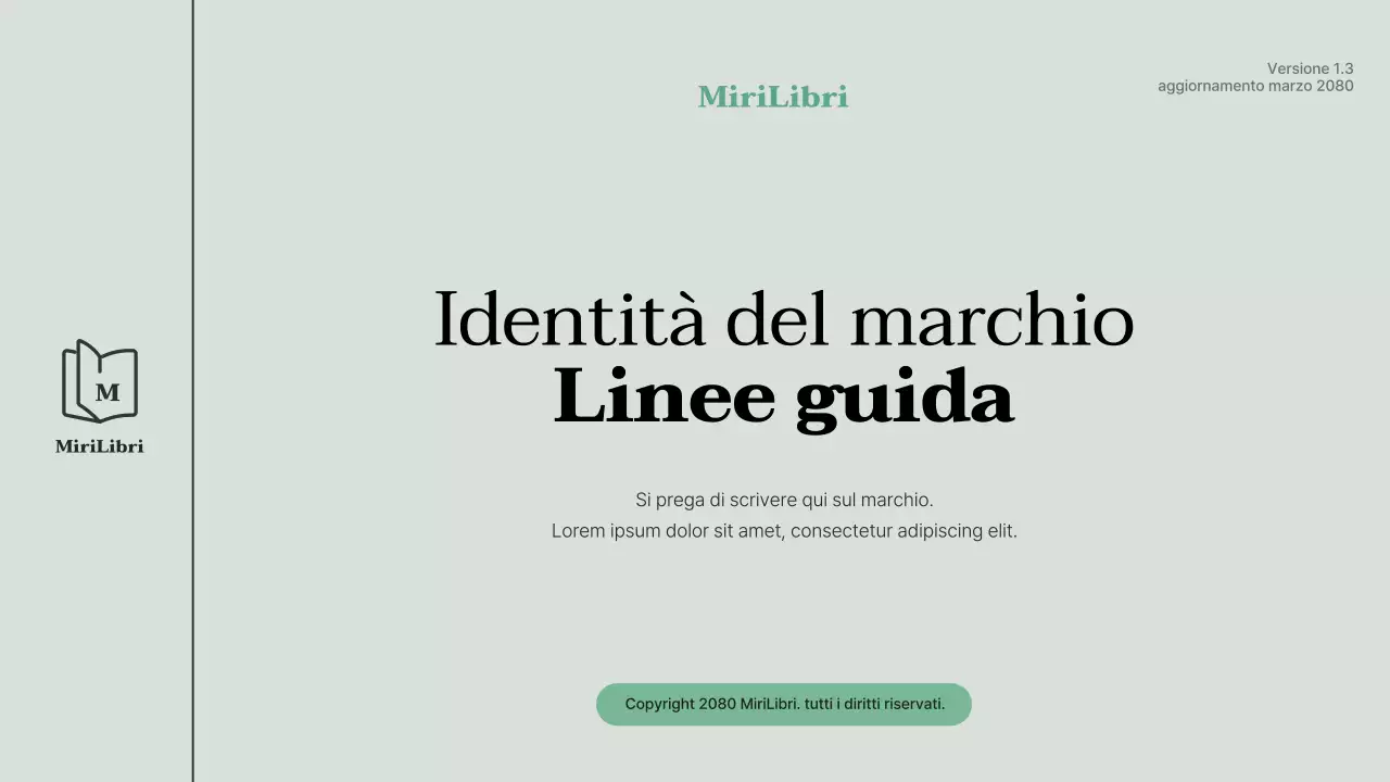 Linee guida per un'identità del marchio verde e pulita