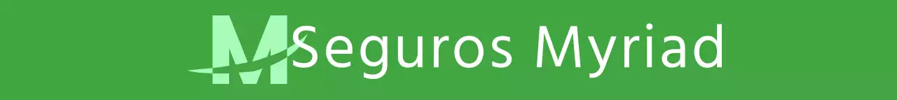 Un logotipo sencillo para una compañía de seguros con una combinación de colores verde y chartreuse.