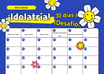 Azul lindo daku concepto ídolo desafío mesa