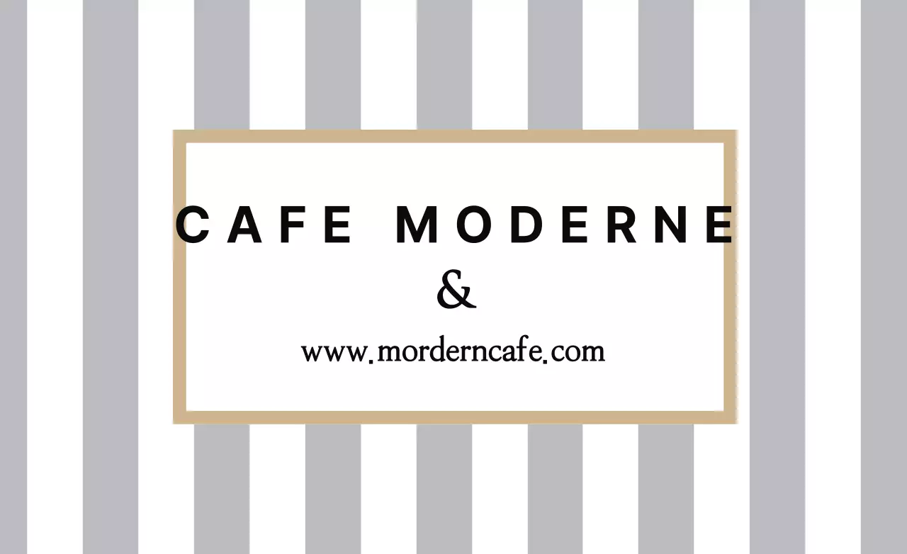 Café moderne