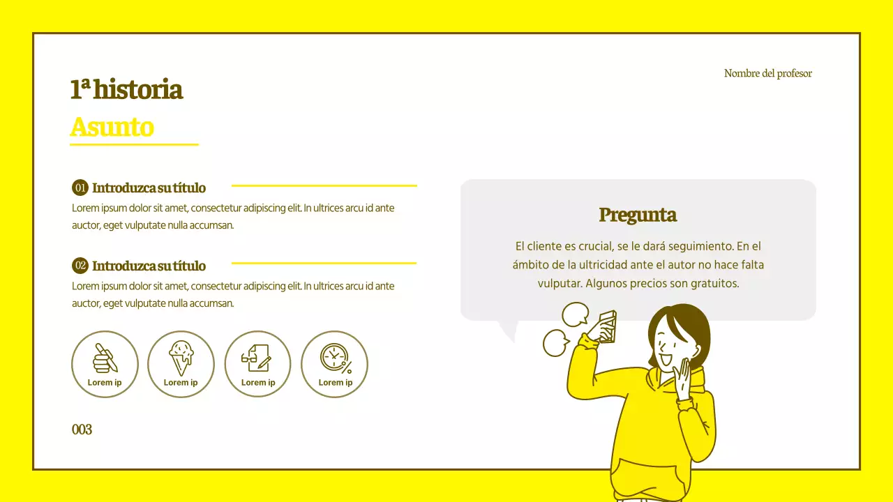 Tutorial de ilustración de personajes limpios en amarillo y marrón