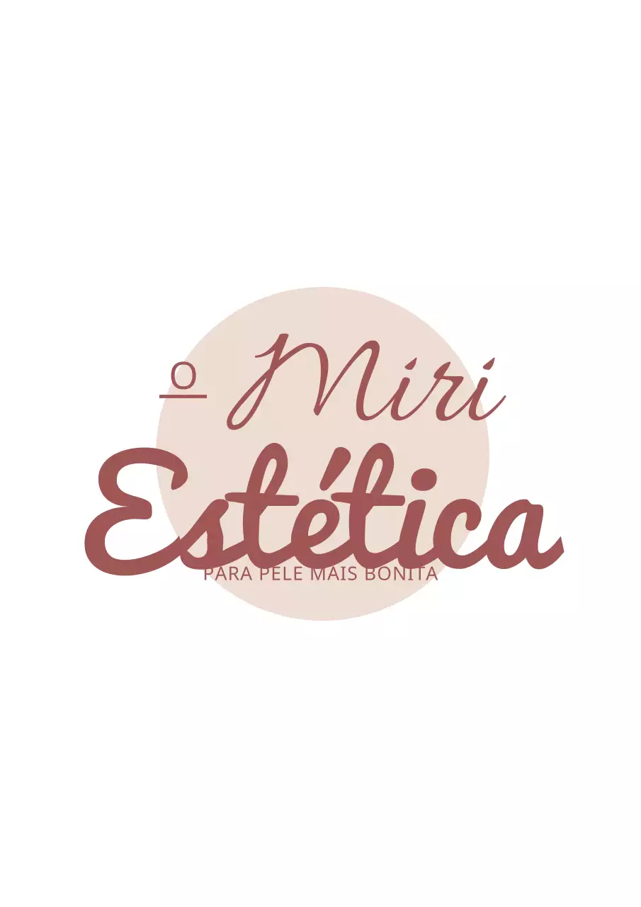Desenhe uma bolsa de cordão para uma estética dermatológica com um círculo cor-de-rosa e o nome da empresa em cursivo.