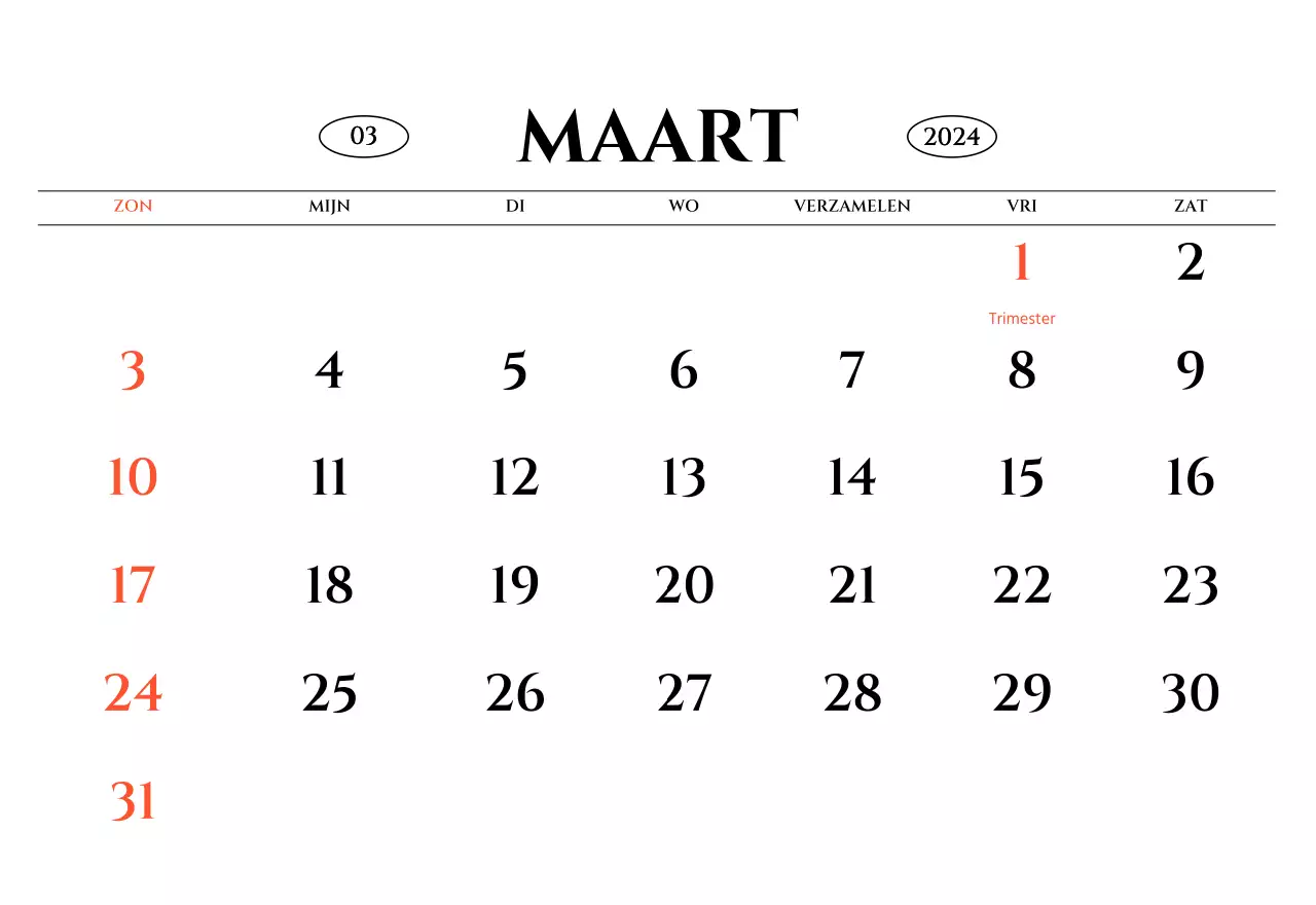 Eenvoudige stijl muurkalender met zwart-wit emotionele reisfotografie concept