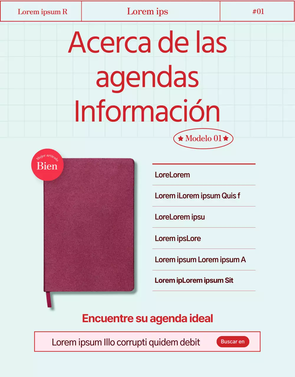 Presentamos una bonita agenda vintage con un toque de nácar rosa
