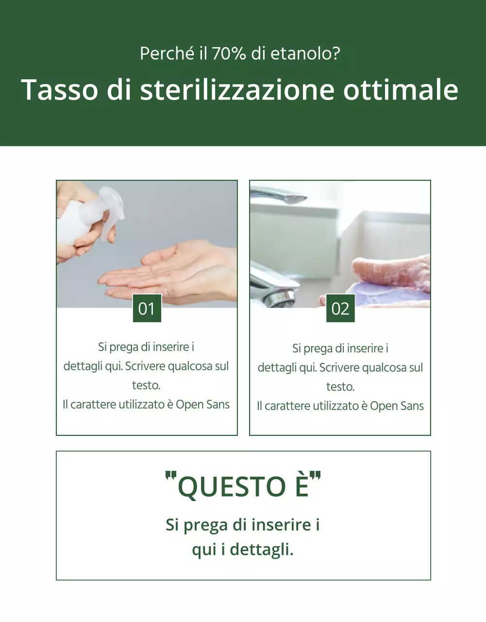 Vendere prodotti ecologici e naturali per l'igienizzazione dei concetti