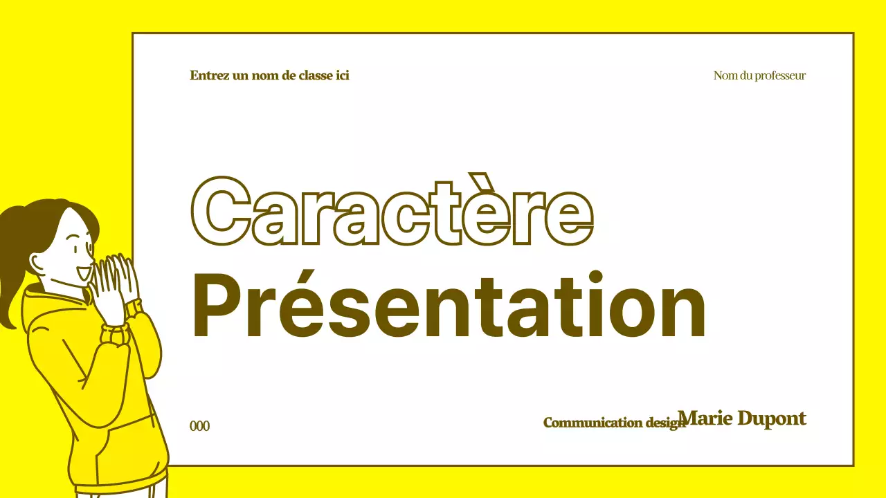 Tutoriel d'illustration de personnages épurés en jaune et marron