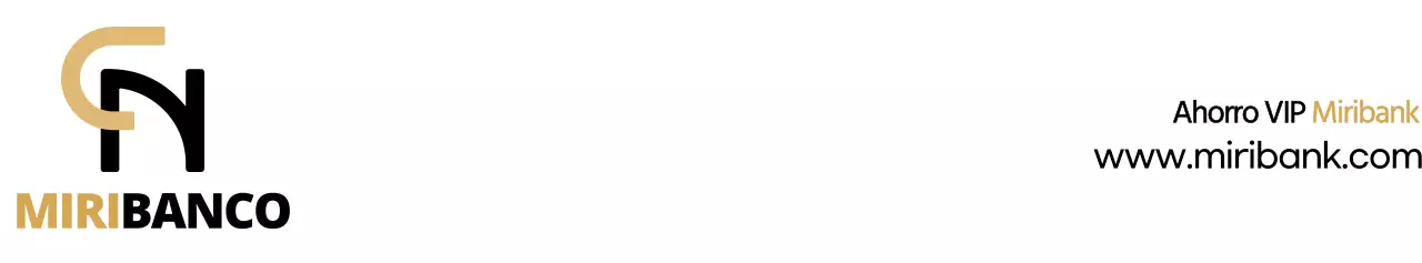 Logotipo con un símbolo sencillo y limpio en marrón y negro para informar y promover la información sobre el ahorro bancario