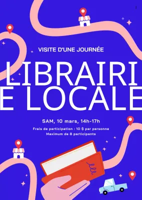 bleu rose cartes de voyage librairie de quartier mignonneItinéraire