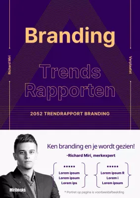 Branding trends in paars en geel rapport