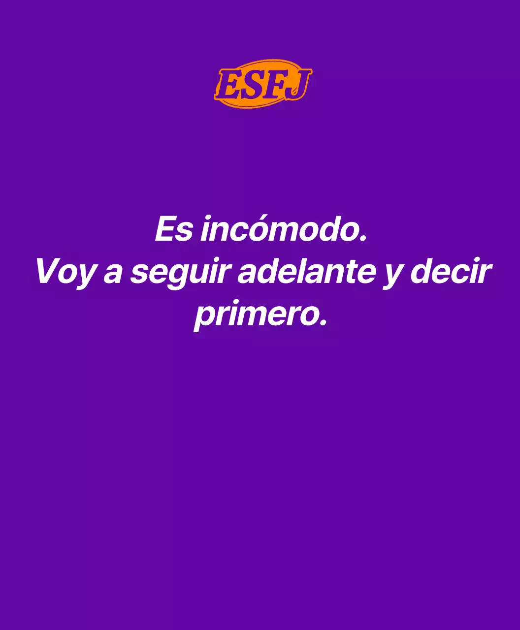 Frases de personalidad MBTI en diferentes colores