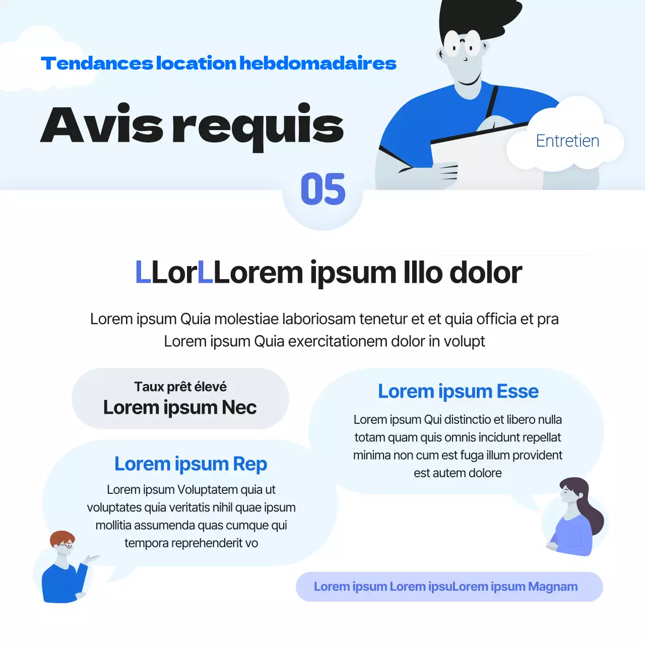 Partage d'informations sur les jeunes et énergiques loueurs d'impôts d'État de couleur bleue