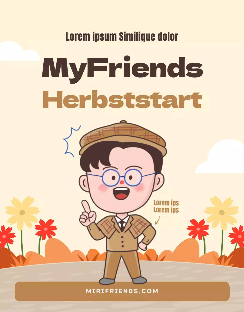 Die Einführung der niedlichen braunen und gelben MyriFriends Supporter