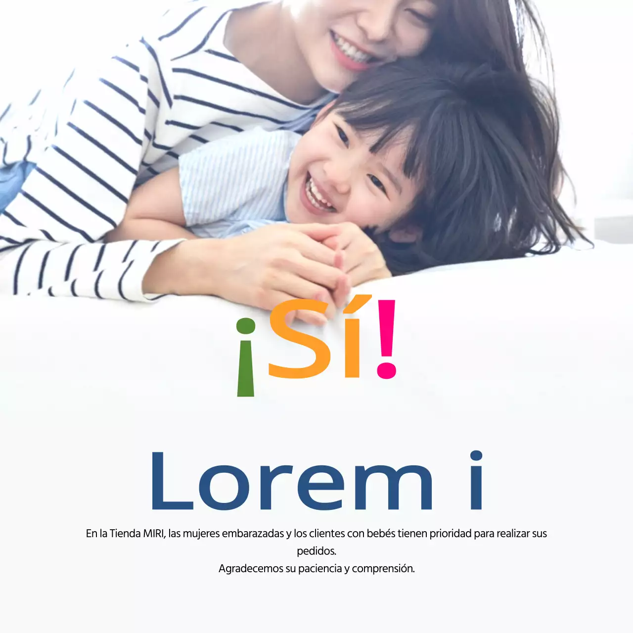 Guía YesKidsZone resaltada con fotos azules y grises