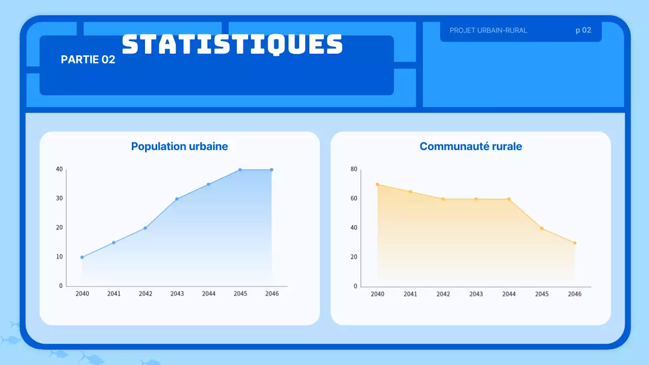 Proposition d'entreprise pour un village agricole de style jouet bleu clair