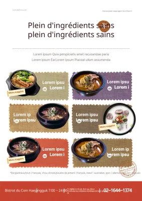 Annoncer de délicieuses recommandations de restaurants