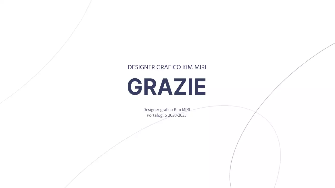 Presentazione del portafoglio per designer in bianco e nero