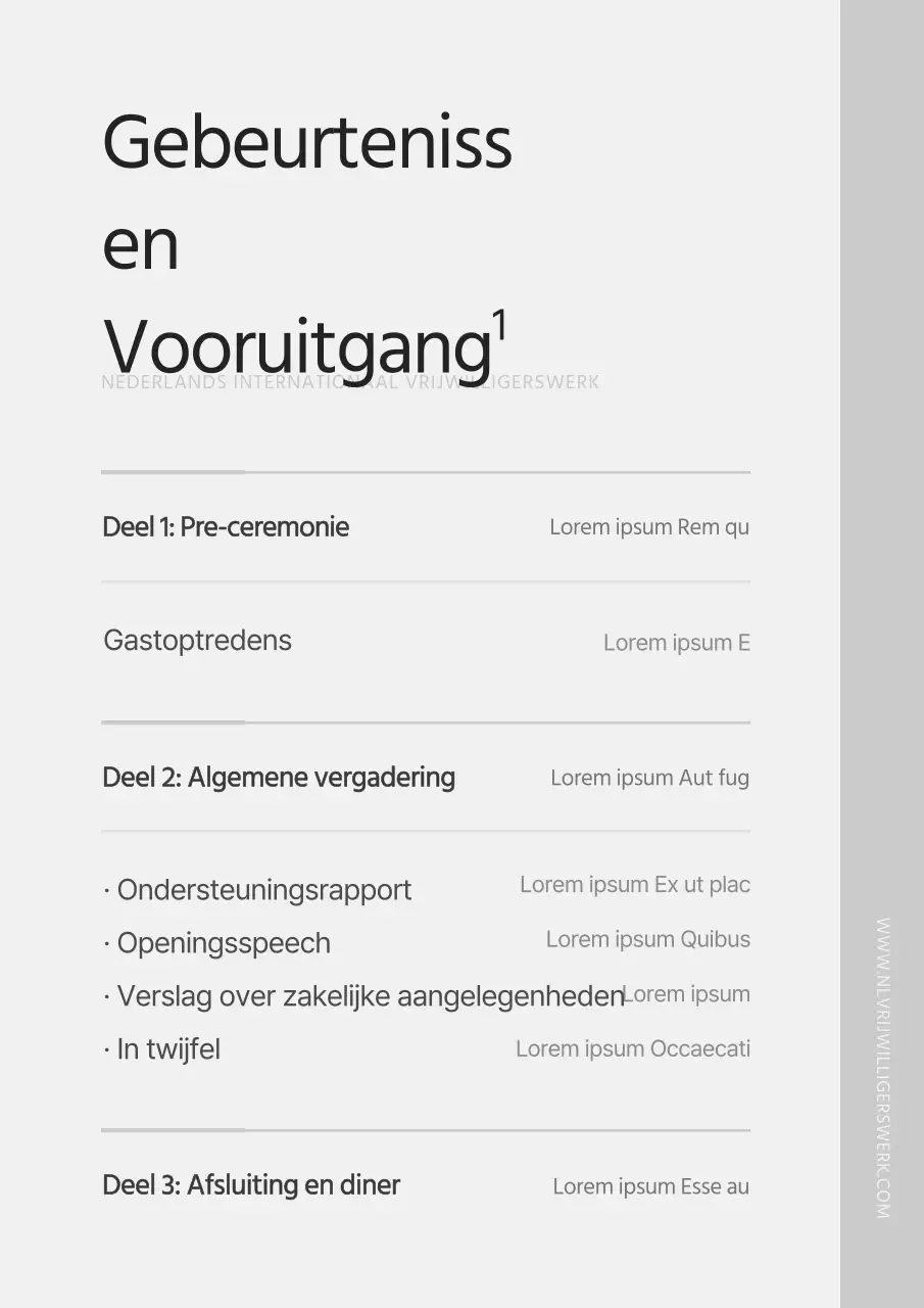 Een eenvoudige algemene nieuwjaarsbijeenkomst in zwart en grijs