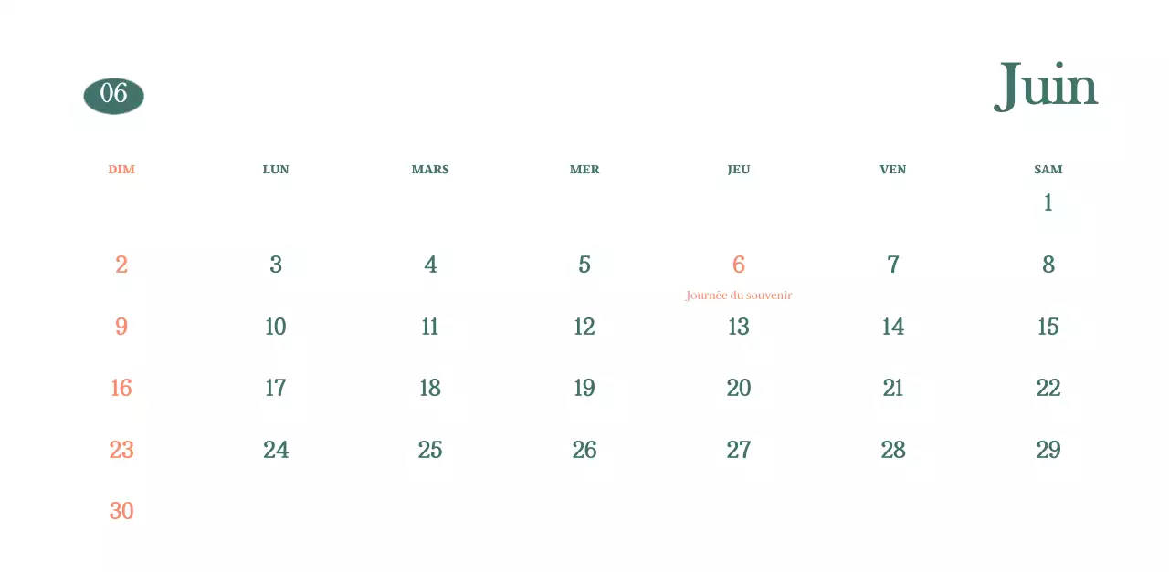 Calendrier des cafés avec recommandation de la boisson du mois