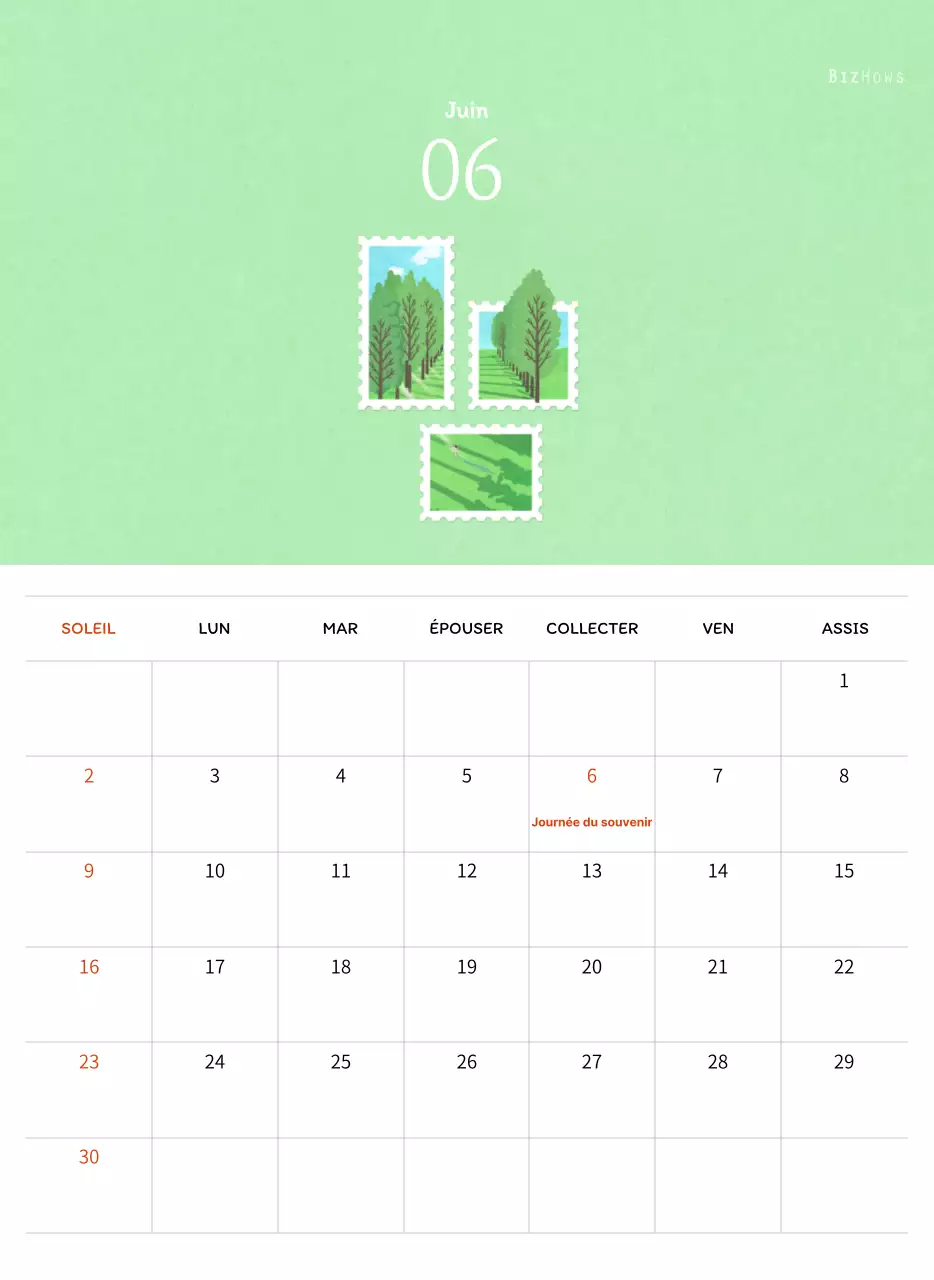 Illustrations de timbres avec un concept chaleureux