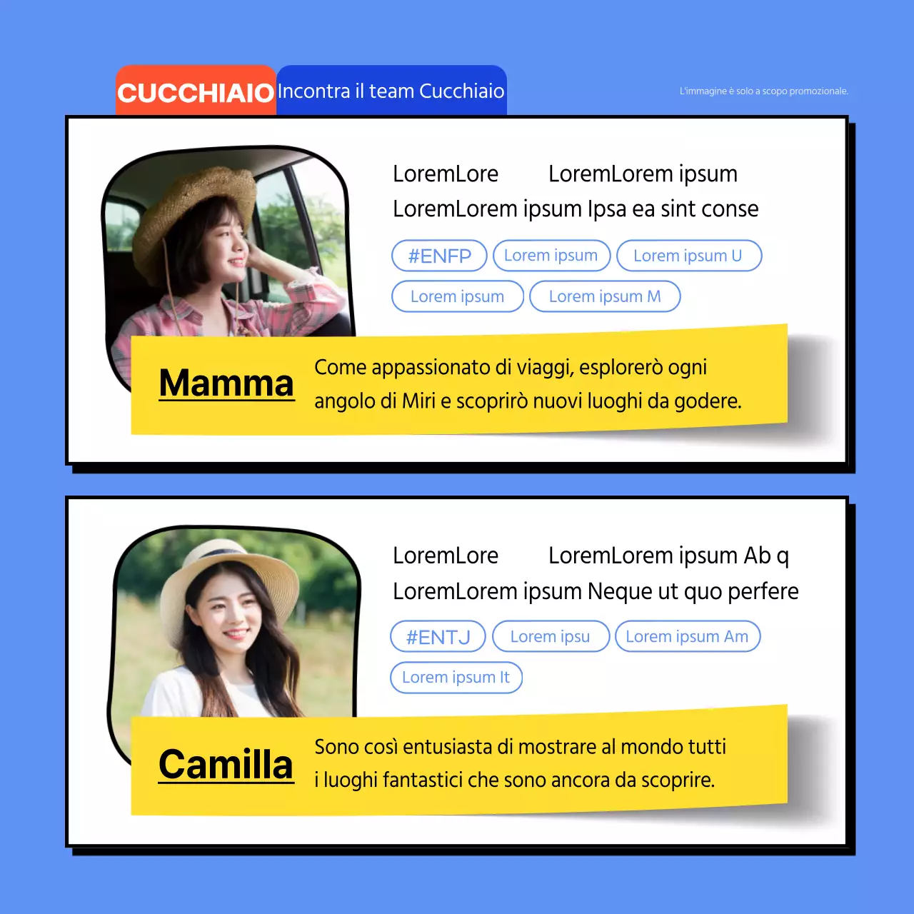 Illustrazione blu e arancione dei sostenitori del Gen MZ