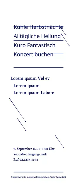 Marineblau einfache Stern Illustration Stil Buch Konzert Informationen Ankündigung