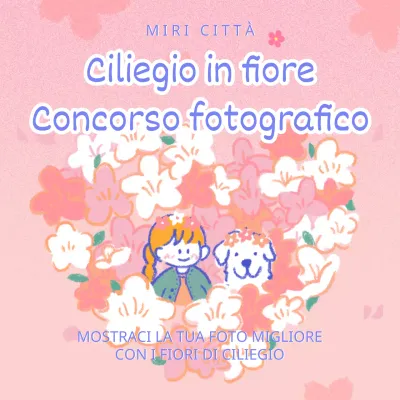 Evento di certificazione a tema fiori di ciliegio rosa