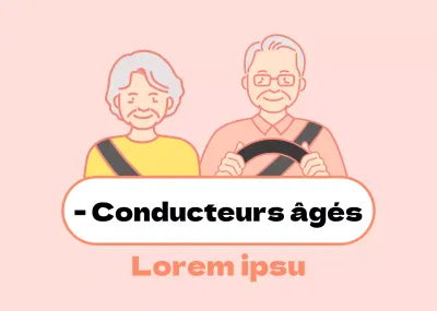 Aimant de voiture pour personnes âgées au volant