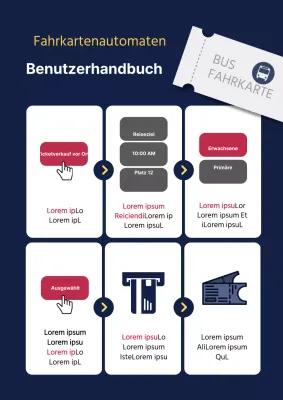 Fahrt mit dem indigoblauen Expressbus