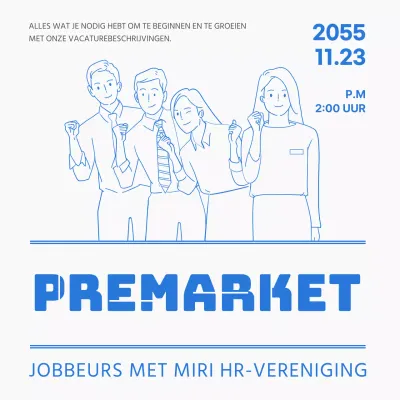 Lijnillustratie in blauwe puntkleur functiebeschrijving