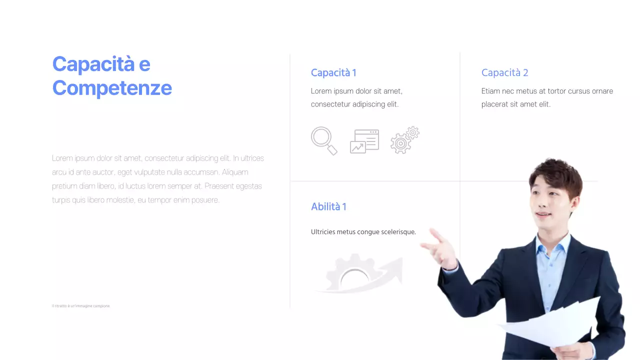 Portafoglio sviluppatori in blu