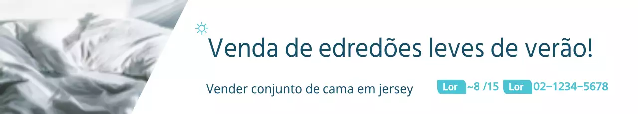 Venda de colchas de verão