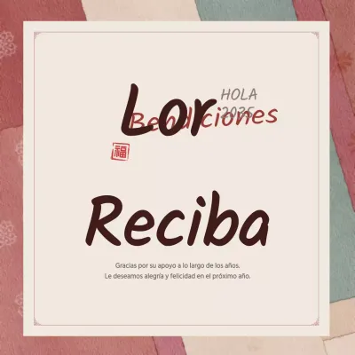 Felicitaciones de Año Nuevo