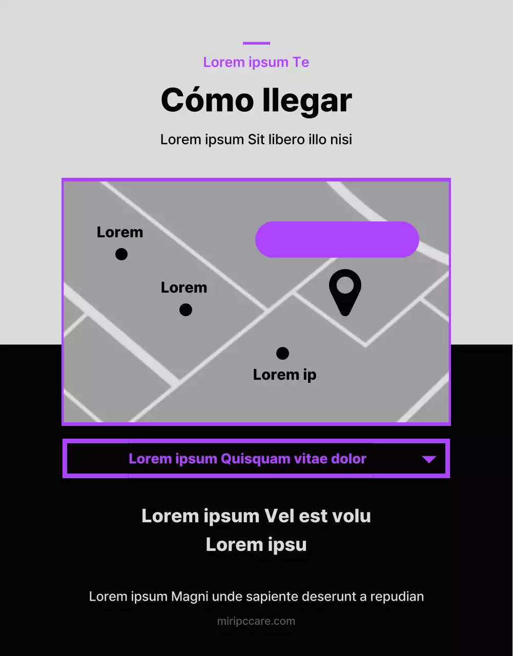 Promocione los servicios de reparación electrónica con puntos morados (más)