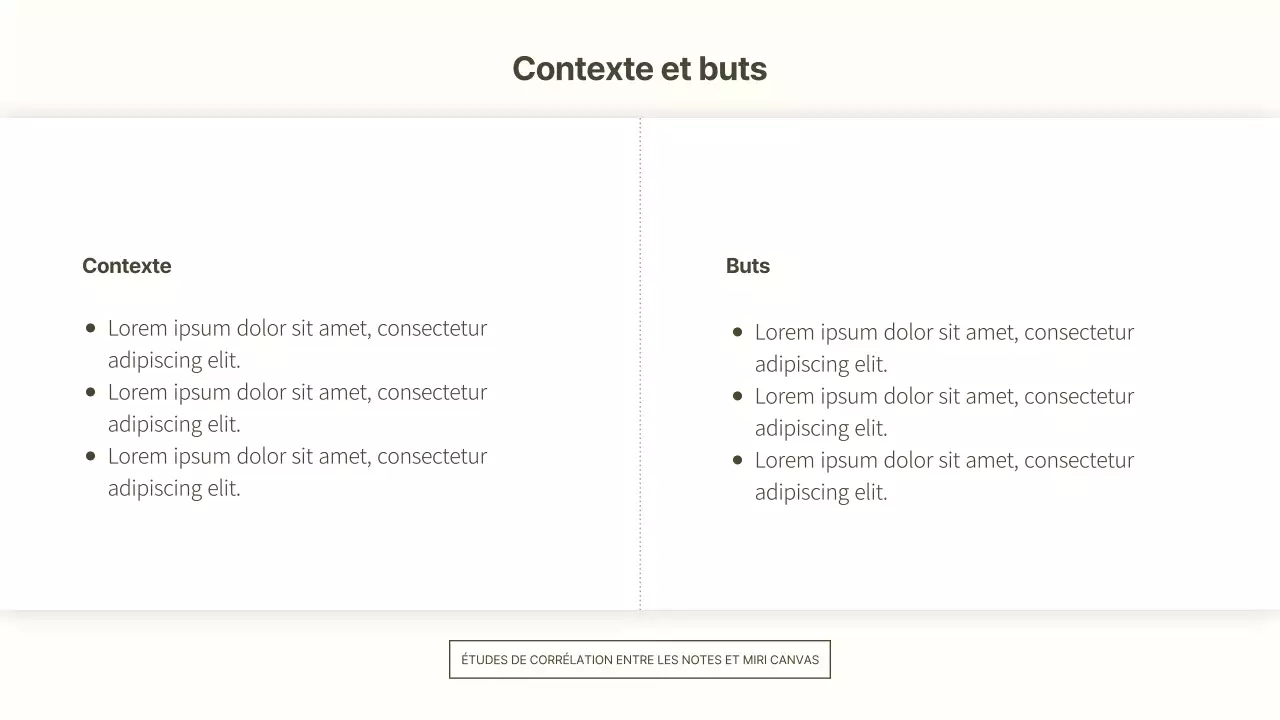 Une présentation papier blanc cassé, épurée, minimaliste et basique