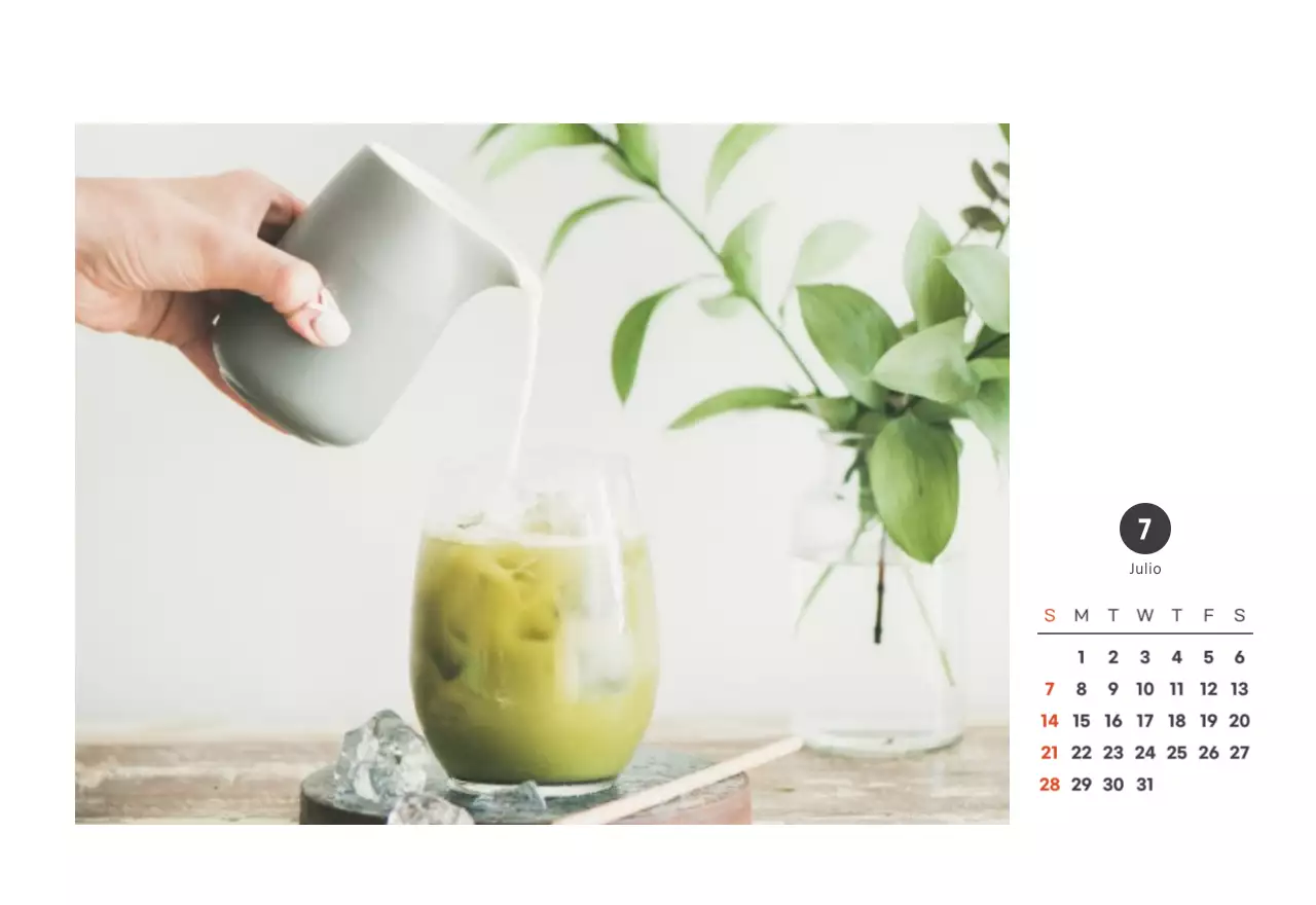 Un café sentimental blanco y marrón