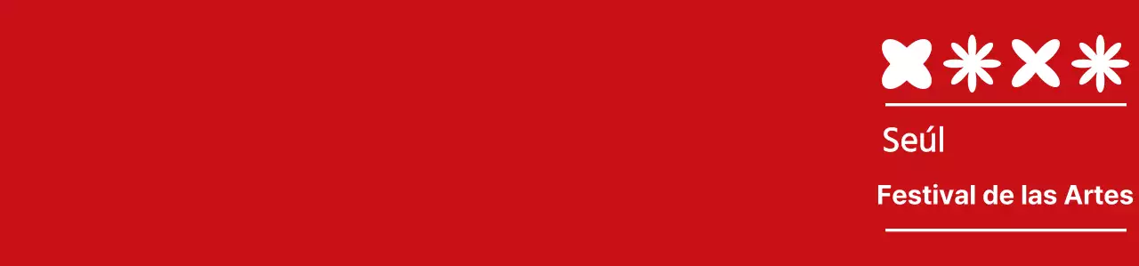 rojo y blanco simple festival de arte símbolo icono logotipo estilo festival cultural personal