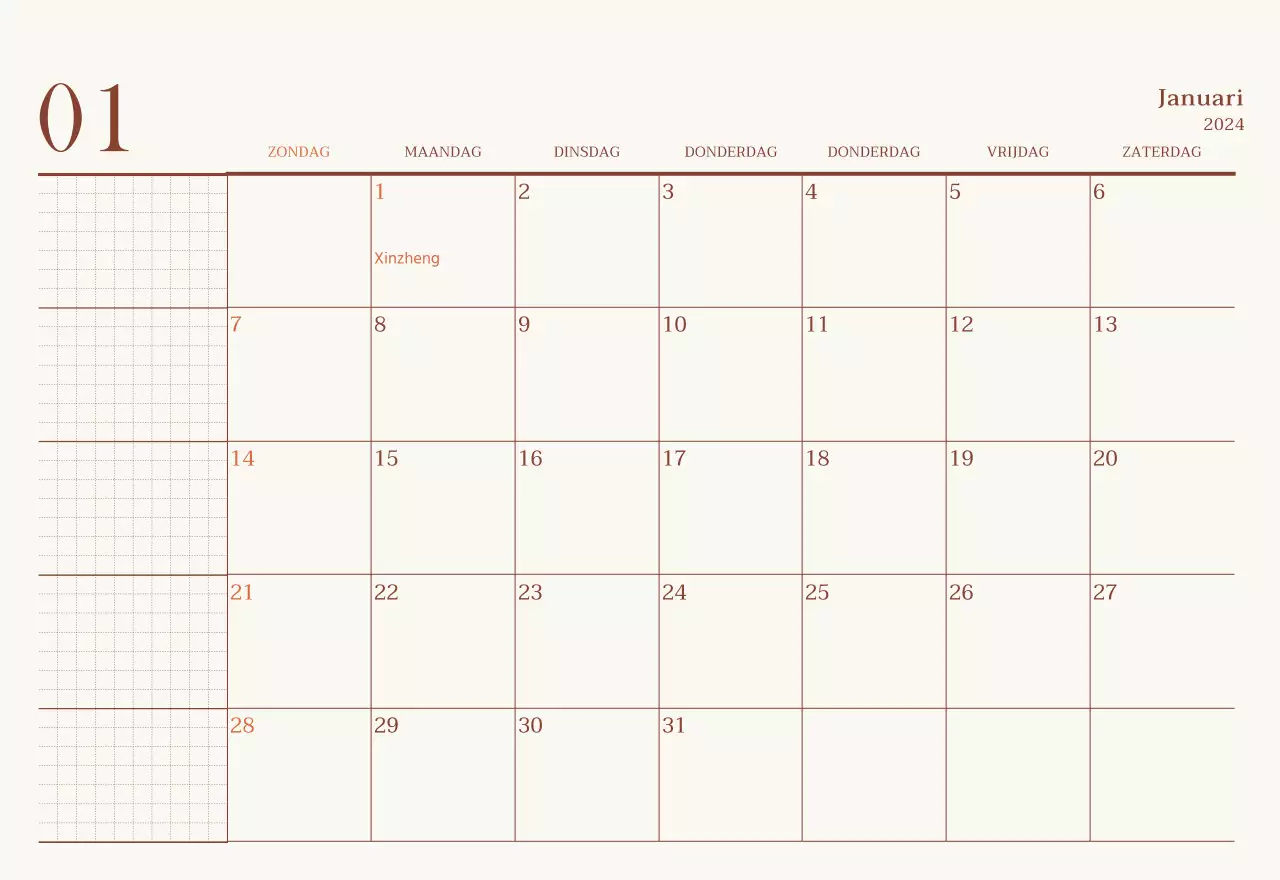 Emotionele fotolay-out voor café in beige en bruin