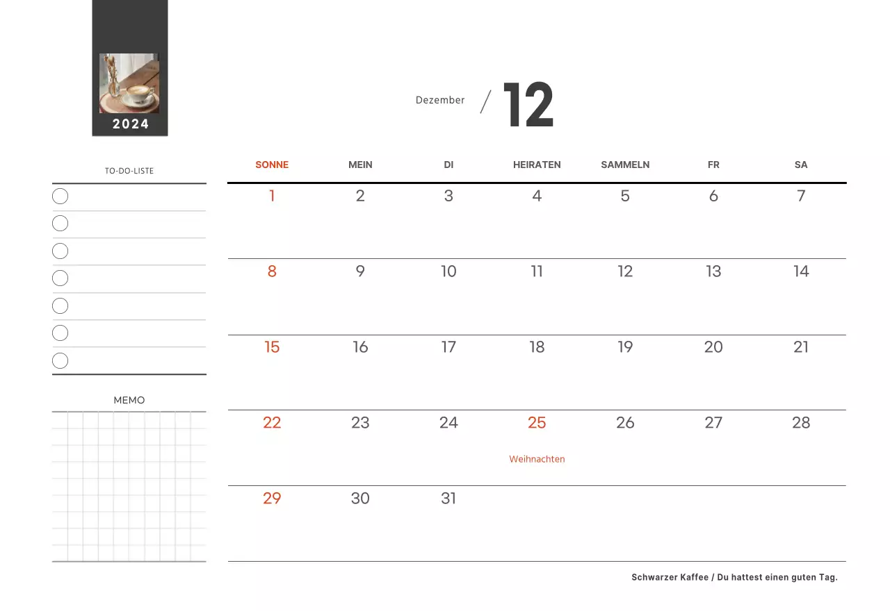 Ein sentimentales Café in Weiß und Braun