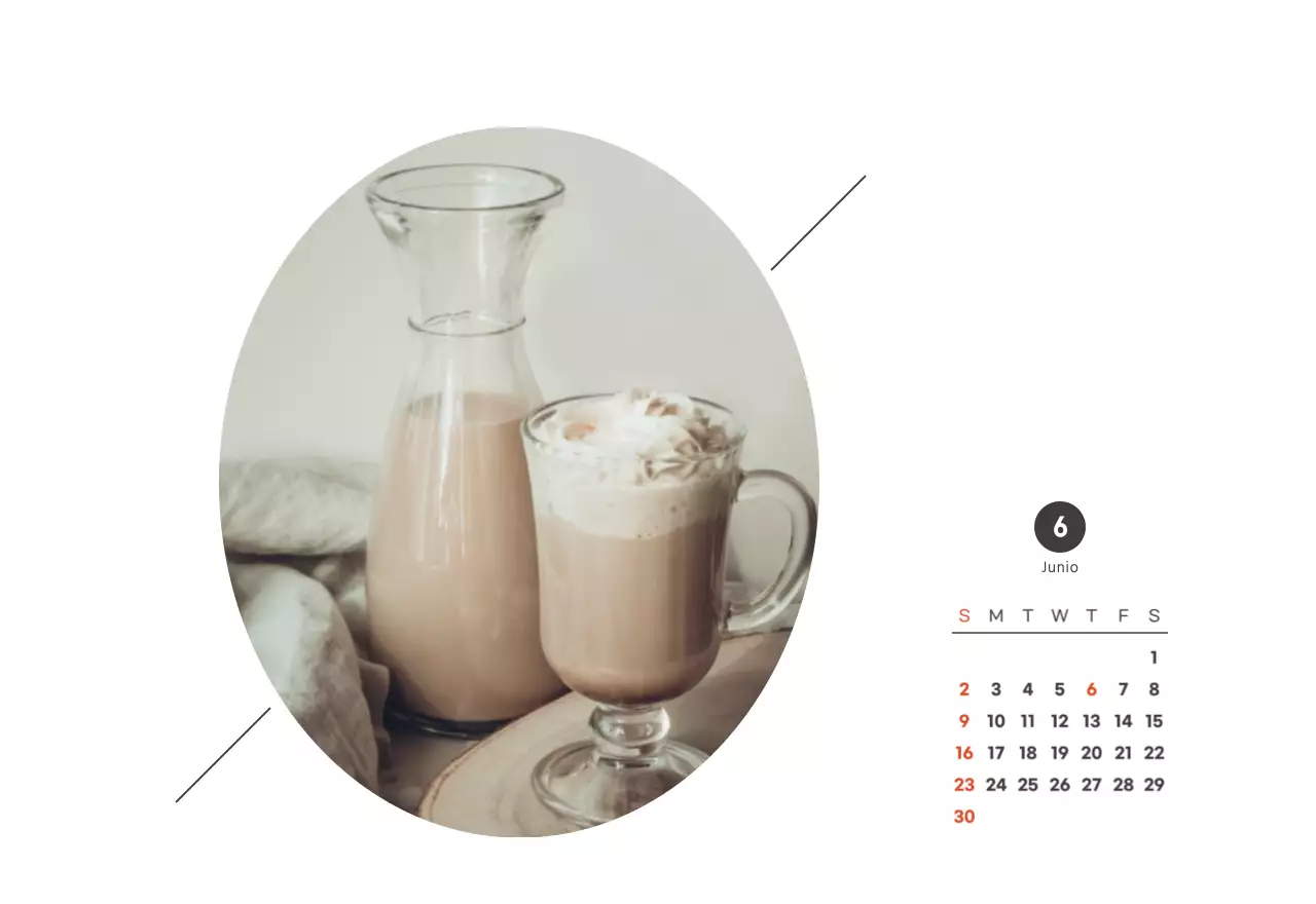 Un café sentimental blanco y marrón