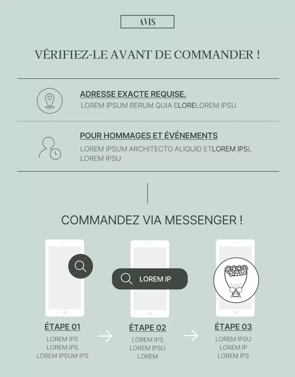 Achetez des fleurs vert foncé et faites-les livrer à temps pour la saison