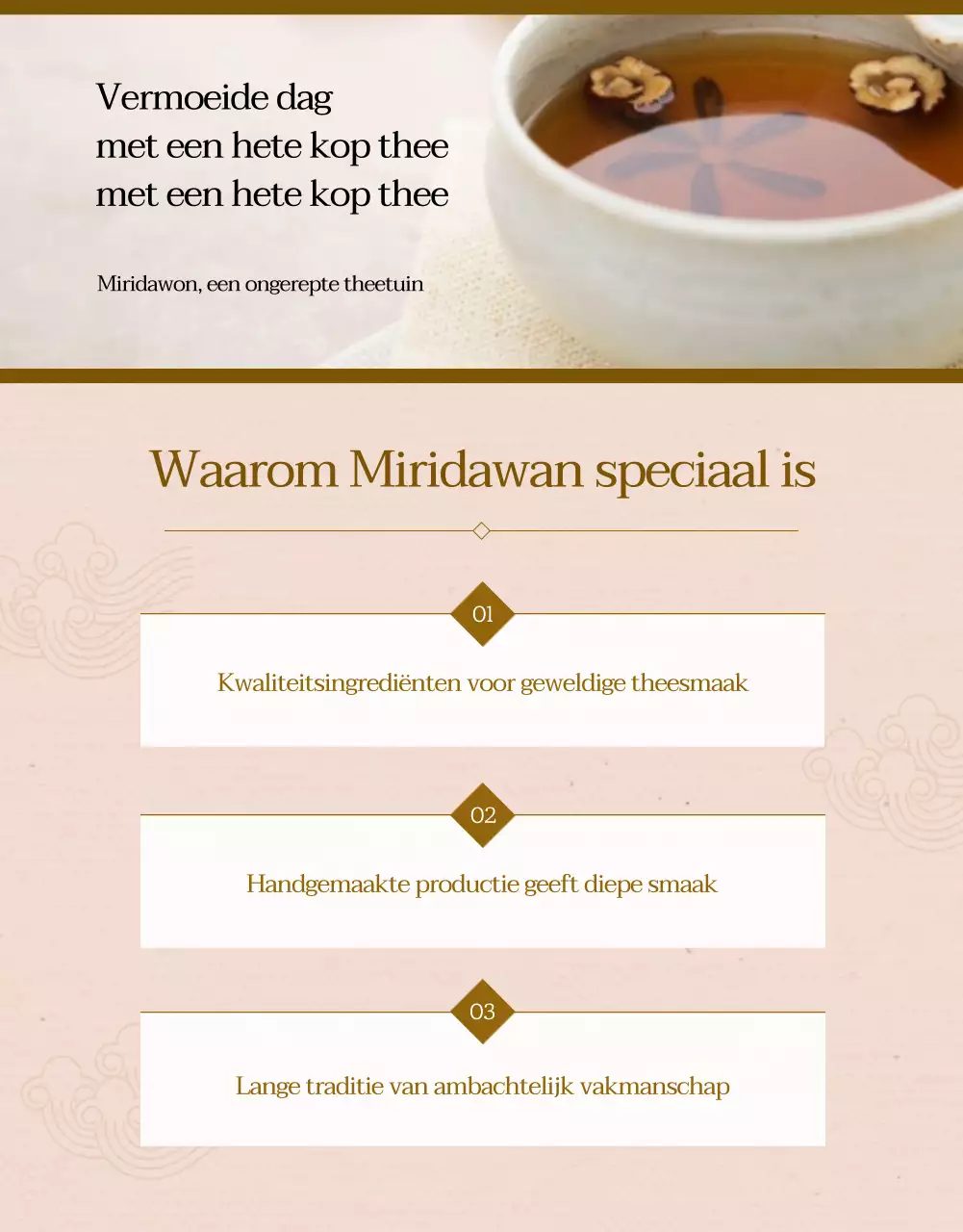 Meer informatie over traditionele Painghua-thee