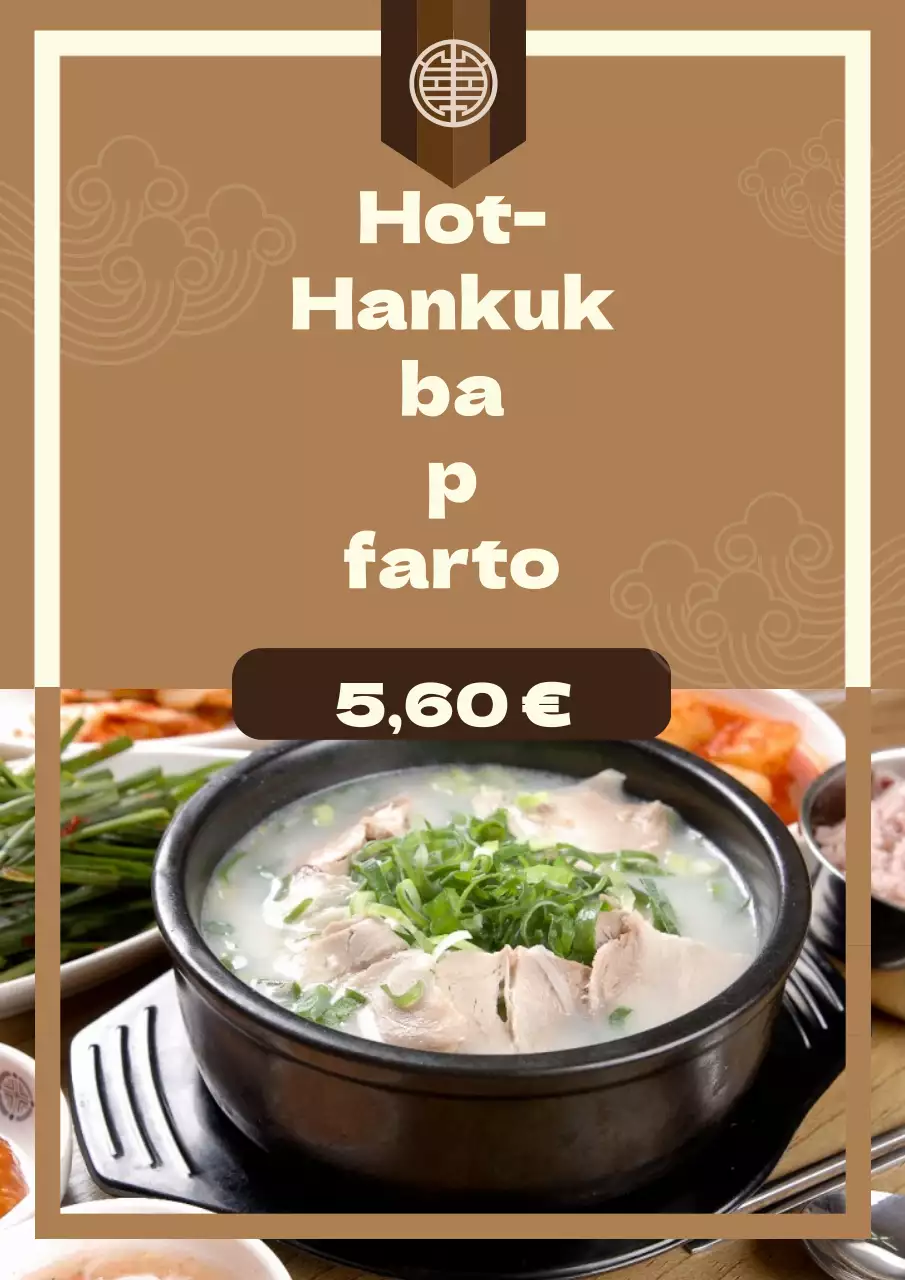 Anunciar um evento com desconto num restaurante shabu-shabu