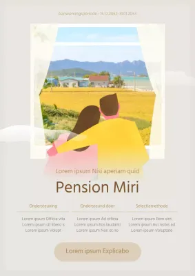 Een maand uit het leven van een beige en geel ondersteuningsproject