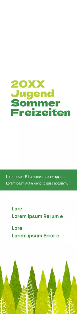 Informationen zur Sommerfrische der Kirche in Lindgrün und Grün