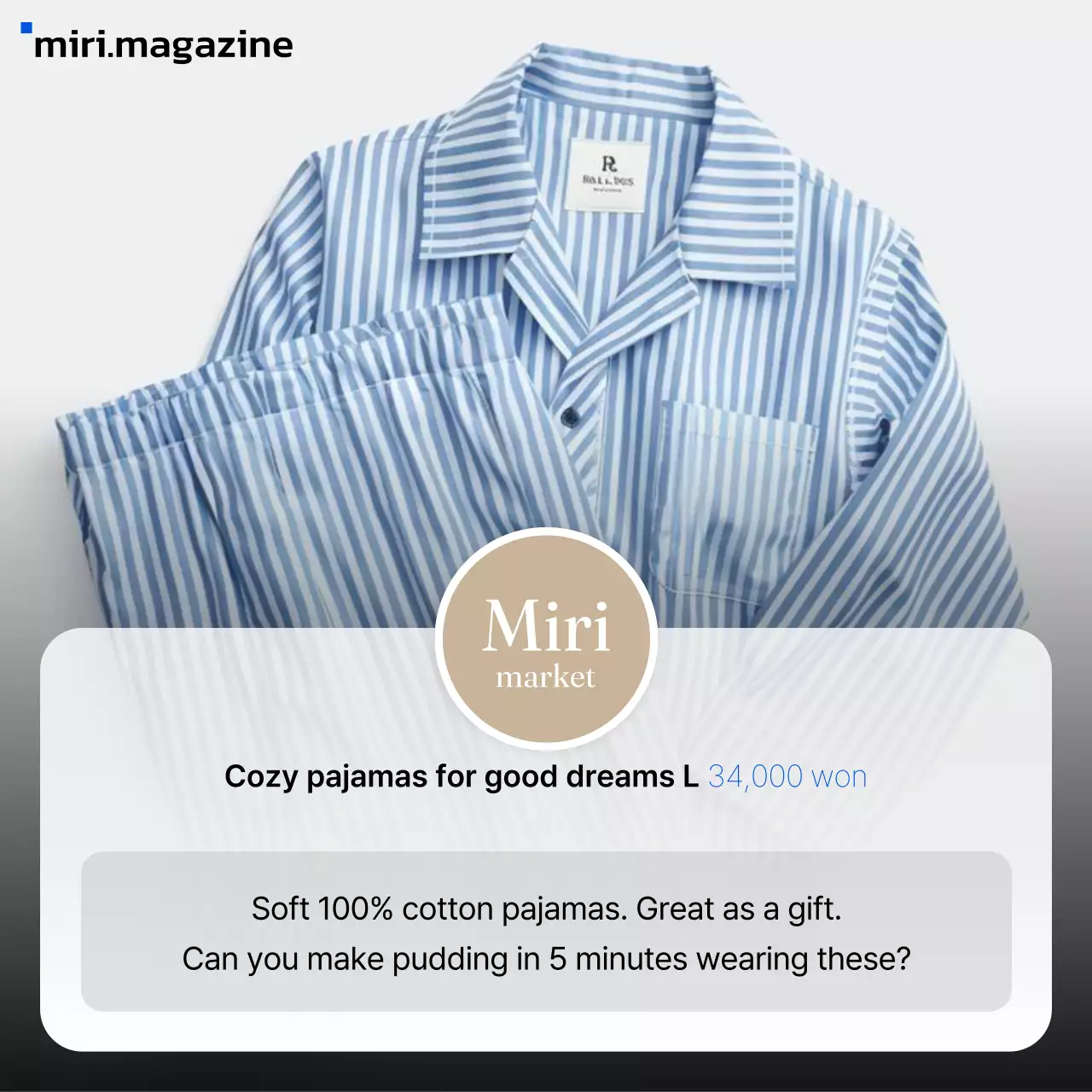 Anúncio de moda moderno azul claro