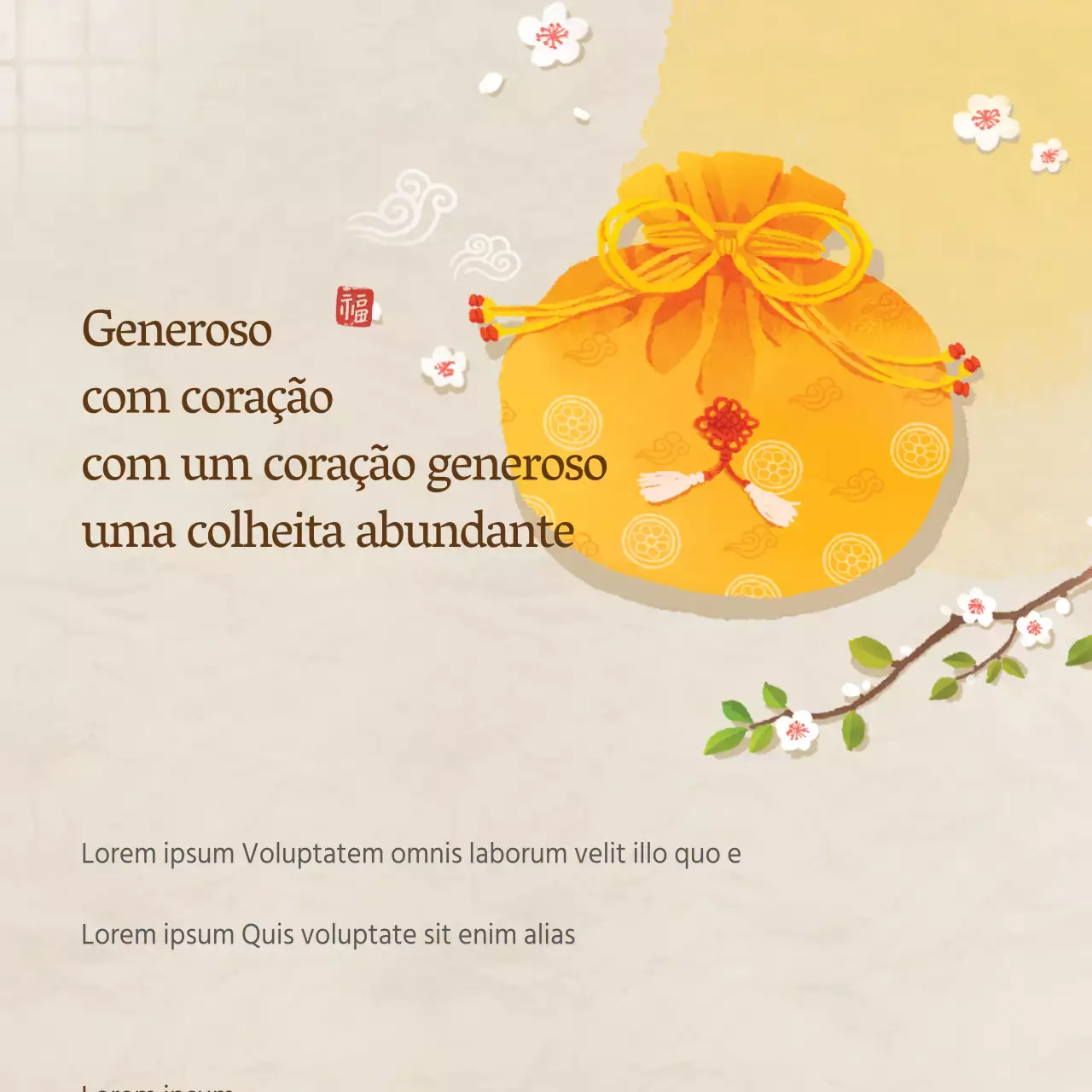 Um coração generoso