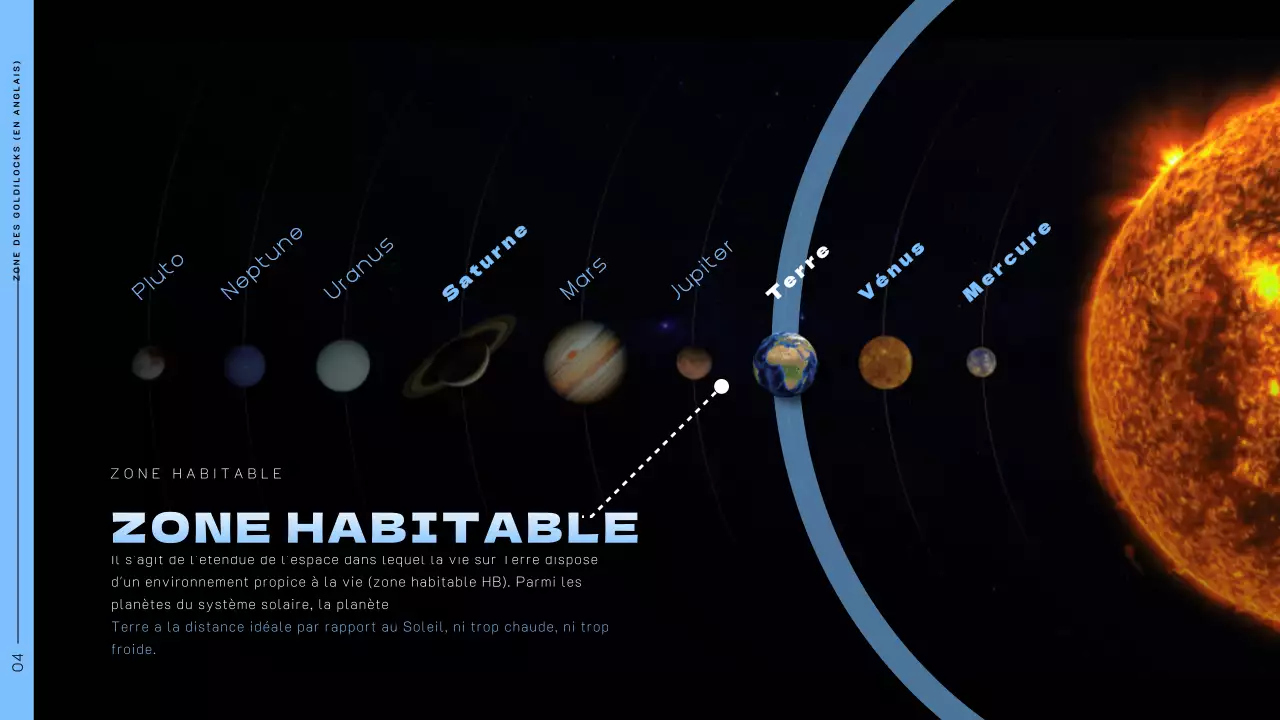 Thème de l'espace avec des photos de l'espace sur fond noir