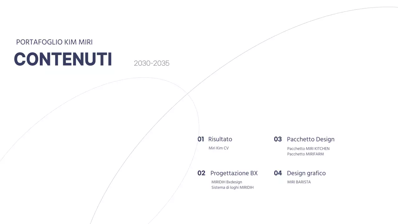 Presentazione del portafoglio per designer in bianco e nero