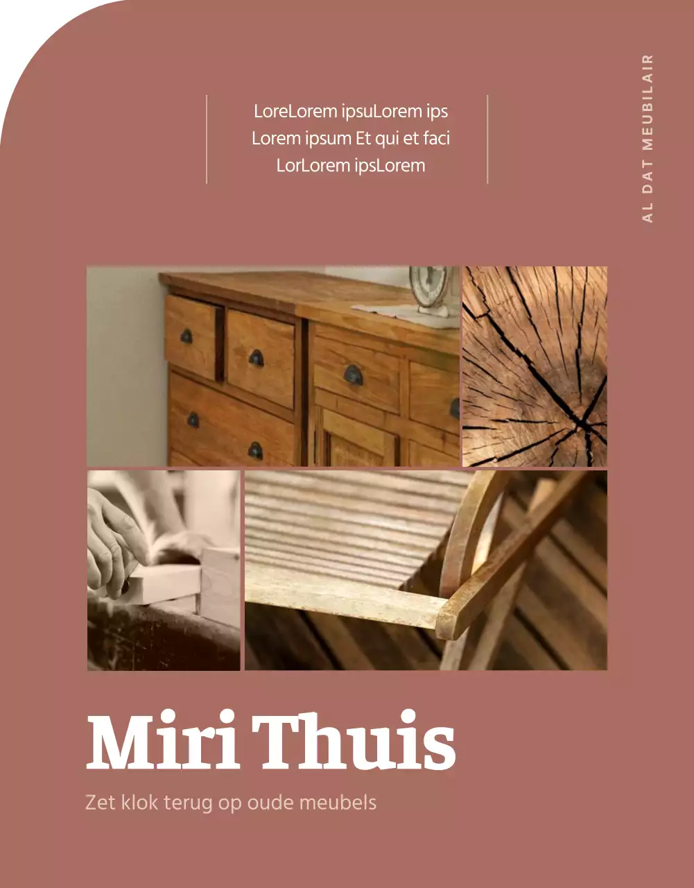 Promoot een warme, luxueuze meubelreparatie in pastelroze (detailpagina)